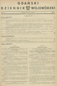 Gdański Dziennik Wojewódzki. 1949, nr 12 (25 czerwca)