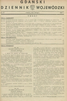 Gdański Dziennik Wojewódzki. 1949, nr 13 (10 lipca)