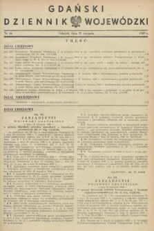 Gdański Dziennik Wojewódzki. 1949, nr 16 (25 sierpnia)