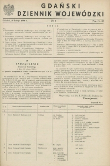Gdański Dziennik Wojewódzki. 1950, nr 4 (25 lutego)