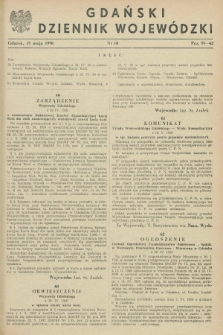 Gdański Dziennik Wojewódzki. 1950, nr 10 (15 maja)