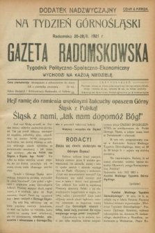 Gazeta Radomskowska : tygodnik polityczno-społeczno-ekonomiczny. R.2, № 9 (27 lutego 1921)