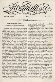 Rozmaitości : pismo dodatkowe do Gazety Lwowskiej. 1835, nr 9