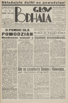 Głos Podhala : aktualny tygodnik powiatów: gorlickiego, jasielskiego, limanowskiego, nowosądeckiego, nowotarskiego i żywieckiego. 1934, nr 31