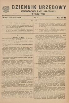 Dziennik Urzędowy Wojewódzkiej Rady Narodowej w Olsztynie. 1957, nr 3 (5 kwietnia)