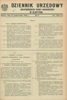 Dziennik Urzędowy Wojewódzkiej Rady Narodowej w Olsztynie. 1966, nr 9 (31 października)