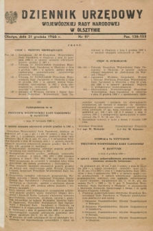 Dziennik Urzędowy Wojewódzkiej Rady Narodowej w Olsztynie. 1966, nr 11 (31 grudnia)