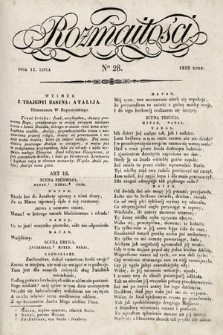 Rozmaitości : pismo dodatkowe do Gazety Lwowskiej. 1835, nr 28