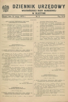 Dziennik Urzędowy Wojewódzkiej Rady Narodowej w Olsztynie. 1975, nr 2 (25 lutego)