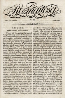 Rozmaitości : pismo dodatkowe do Gazety Lwowskiej. 1835, nr 33