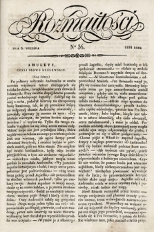 Rozmaitości : pismo dodatkowe do Gazety Lwowskiej. 1835, nr 36