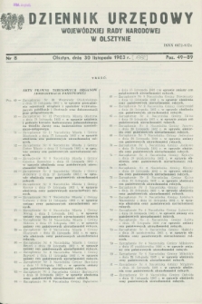 Dziennik Urzędowy Wojewódzkiej Rady Narodowej w Olsztynie. 1982, nr 8 (30 listopada)