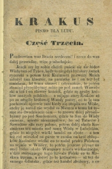 Krakus : pismo dla ludu. 1848, Część 3