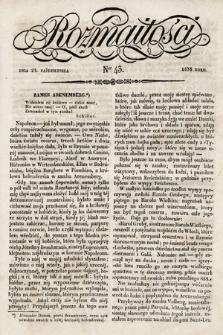 Rozmaitości : pismo dodatkowe do Gazety Lwowskiej. 1835, nr 43