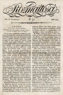 Rozmaitości : pismo dodatkowe do Gazety Lwowskiej. 1835, nr 44