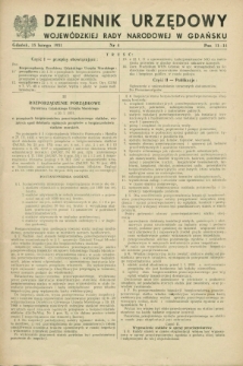 Dziennik Urzędowy Wojewódzkiej Rady Narodowej w Gdańsku. 1951, nr 4 (15 lutego)