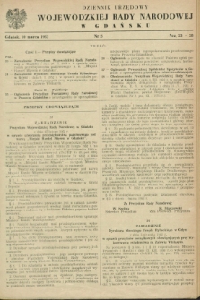 Dziennik Urzędowy Wojewódzkiej Rady Narodowej w Gdańsku. 1952, nr 5 (10 marca)