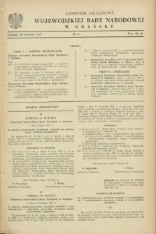 Dziennik Urzędowy Wojewódzkiej Rady Narodowej w Gdańsku. 1957, nr 4 (19 czerwca)