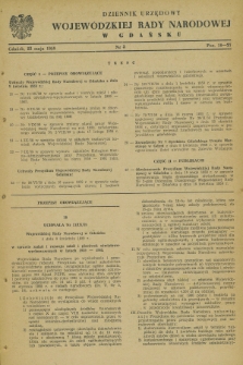 Dziennik Urzędowy Wojewódzkiej Rady Narodowej w Gdańsku. 1959, nr 3 (23 maja)