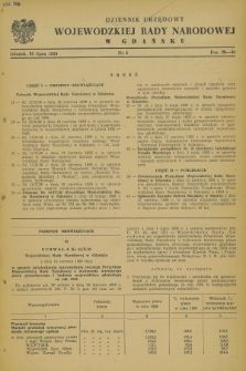 Dziennik Urzędowy Wojewódzkiej Rady Narodowej w Gdańsku. 1959, nr 4 (31 lipca)
