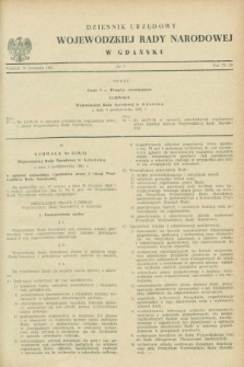 Dziennik Urzędowy Wojewódzkiej Rady Narodowej w Gdańsku. 1961, nr 7 (30 listopada)