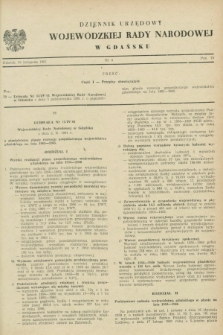 Dziennik Urzędowy Wojewódzkiej Rady Narodowej w Gdańsku. 1961, nr 8 (30 listopada)