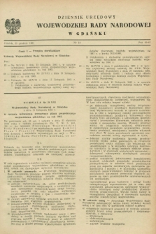 Dziennik Urzędowy Wojewódzkiej Rady Narodowej w Gdańsku. 1961, nr 10 (23 grudnia)