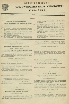 Dziennik Urzędowy Wojewódzkiej Rady Narodowej w Gdańsku. 1963, nr 5 (29 czerwca)