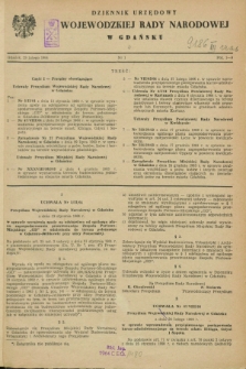 Dziennik Urzędowy Wojewódzkiej Rady Narodowej w Gdańsku. 1964, nr 1 (29 lutego)