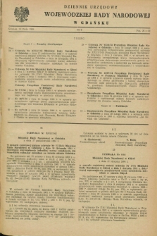 Dziennik Urzędowy Wojewódzkiej Rady Narodowej w Gdańsku. 1964, nr 5 (16 maja)
