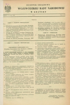 Dziennik Urzędowy Wojewódzkiej Rady Narodowej w Gdańsku. 1966, nr 2 (25 lutego)