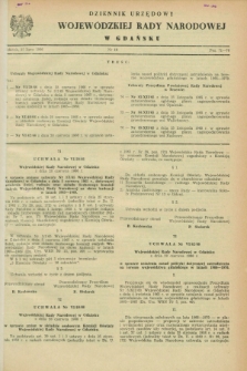 Dziennik Urzędowy Wojewódzkiej Rady Narodowej w Gdańsku. 1966, nr 10 (25 lipca)