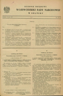 Dziennik Urzędowy Wojewódzkiej Rady Narodowej w Gdańsku. 1967, nr 7 (17 maja)