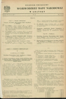 Dziennik Urzędowy Wojewódzkiej Rady Narodowej w Gdańsku. 1967, nr 10 (30 czerwca)