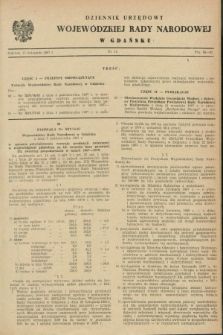 Dziennik Urzędowy Wojewódzkiej Rady Narodowej w Gdańsku. 1967, nr 18 (15 listopada)