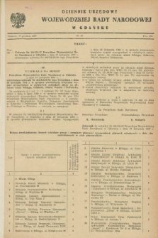 Dziennik Urzędowy Wojewódzkiej Rady Narodowej w Gdańsku. 1967, nr 20 (15 grudnia)