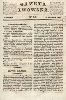 Gazeta Lwowska. 1845, nr 39