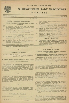 Dziennik Urzędowy Wojewódzkiej Rady Narodowej w Gdańsku. 1968, nr 5 (10 kwietnia)