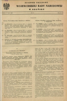 Dziennik Urzędowy Wojewódzkiej Rady Narodowej w Gdańsku. 1968, nr 11 (31 lipca)
