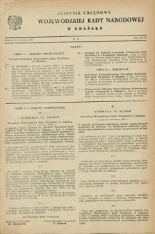 Dziennik Urzędowy Wojewódzkiej Rady Narodowej w Gdańsku. 1968, nr 14 (30 września)