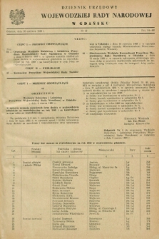 Dziennik Urzędowy Wojewódzkiej Rady Narodowej w Gdańsku. 1969, nr 10 (30 czerwca)