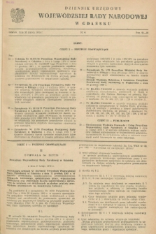 Dziennik Urzędowy Wojewódzkiej Rady Narodowej w Gdańsku. 1970, nr 4 (26 marca)