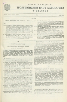 Dziennik Urzędowy Wojewódzkiej Rady Narodowej w Gdańsku. 1970, nr 8 (5 czerwca)
