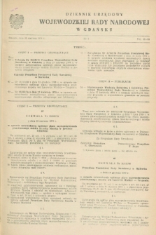 Dziennik Urzędowy Wojewódzkiej Rady Narodowej w Gdańsku. 1970, nr 9 (30 czerwca)