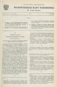 Dziennik Urzędowy Wojewódzkiej Rady Narodowej w Gdańsku. 1970, nr 12 (17 września)