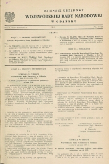 Dziennik Urzędowy Wojewódzkiej Rady Narodowej w Gdańsku. 1971, nr 4 (6 marca)