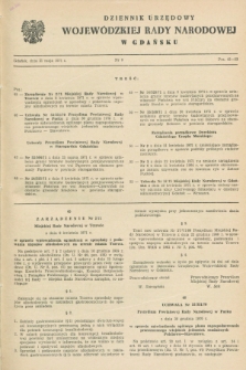 Dziennik Urzędowy Wojewódzkiej Rady Narodowej w Gdańsku. 1971, nr 9 (31 maja)