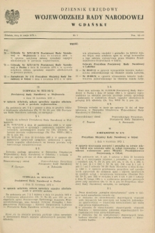 Dziennik Urzędowy Wojewódzkiej Rady Narodowej w Gdańsku. 1972, nr 7 (31 maja)
