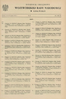 Dziennik Urzędowy Wojewódzkiej Rady Narodowej w Gdańsku. 1972, nr 13 (20 sierpnia)