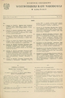 Dziennik Urzędowy Wojewódzkiej Rady Narodowej w Gdańsku. 1973, nr 3 (14 marca)